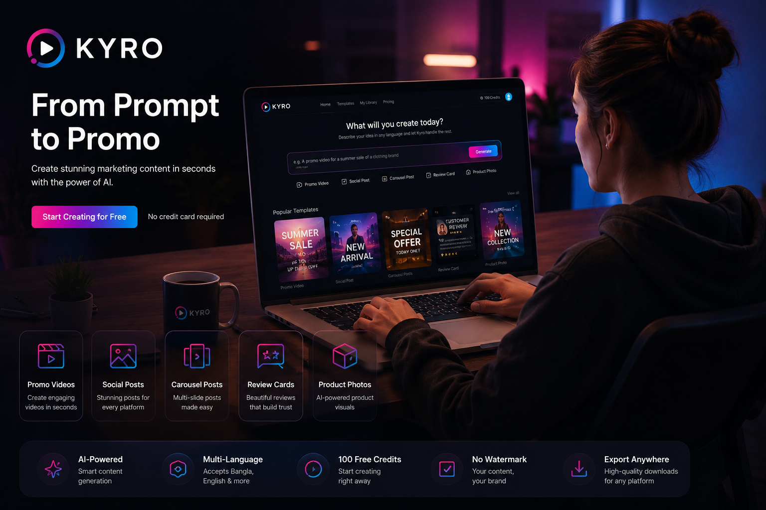 A real brand image made with Kyro